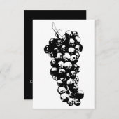 死のワイン 招待状 (正面/裏面)