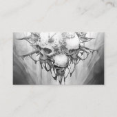 死の亡霊：ゴシックスカル 名刺 (正面)