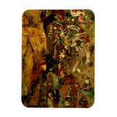 死の勝利， c.1562 (パネル上の油) マグネット (縦)