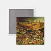 死の勝利， c.1562 (パネル上の油) マグネット (正面/裏面)