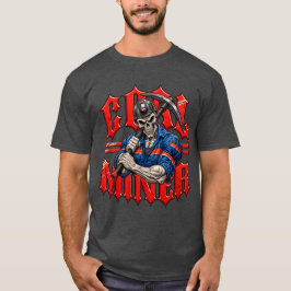 死の収穫人炭鉱夫 Tシャツ