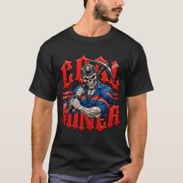死の収穫人炭鉱夫 Tシャツ
