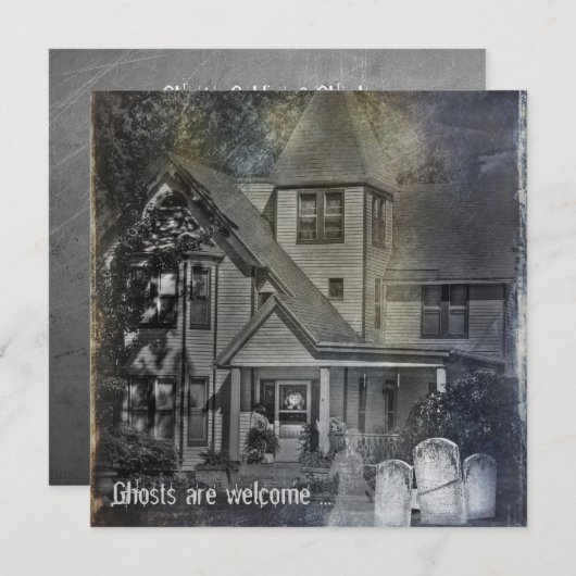 死の夜 招待状 (正面/裏面)