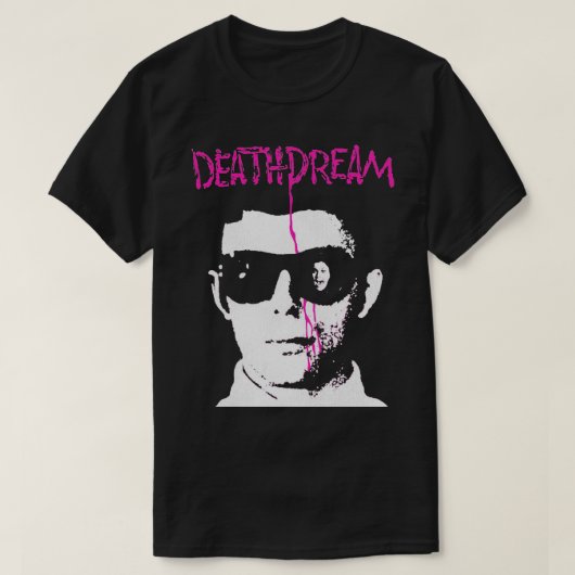 死の夢の死の夜レトロ70sカルトホラーモフ tシャツ (デザイン正面)