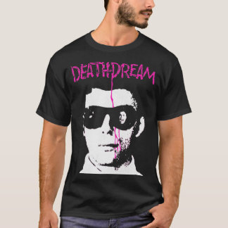 死の夢の死の夜レトロ70sカルトホラーモフ tシャツ