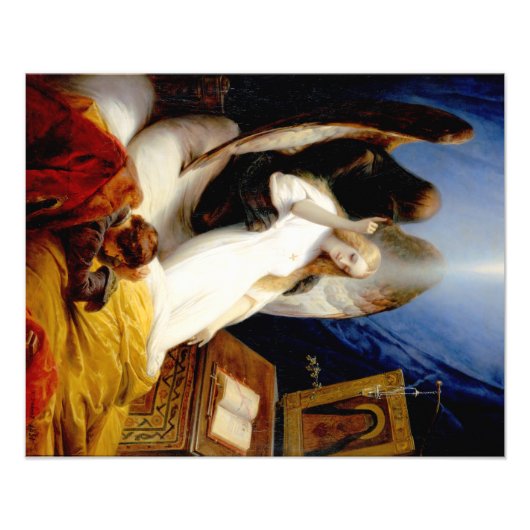 死の天使に落ちる フォトプリント (正面)