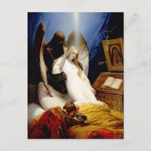 死の天使に落ちる ポストカード (正面)