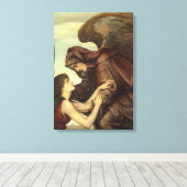 死の天使(エブリン・ド・モルガン作) キャンバスプリント (インサイチュ (ウッドフロア))