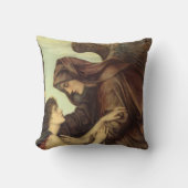 死の天使(エンジェル・オブ・デス) by エブリン・デ・モルガン クッション (正面)