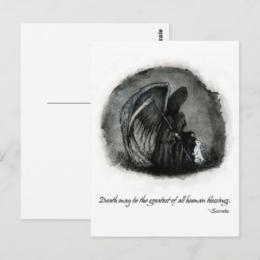 死の天使 ポストカード (正面/裏面)