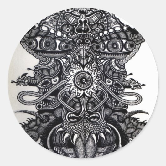 死の天使 ラウンドシール (正面)