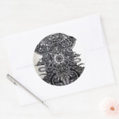 死の天使 ラウンドシール (封筒)