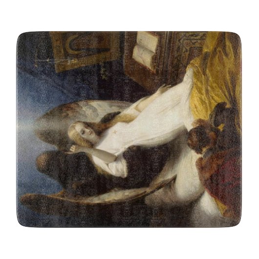 死の天使(天国へ) (Horace Vernet) カッティングボード (正面)