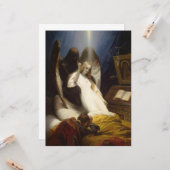 死の天使(天国へ) (Horace Vernet) カード (正面/裏面インサイチュ)