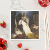 死の天使(天国へ) (Horace Vernet) スタンダードランチョンナプキン (インサイチュ)