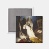 死の天使(天国へ) (Horace Vernet) マグネット (正面/裏面)