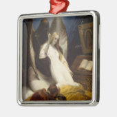 死の天使(天国へ) (Horace Vernet) メタルオーナメント (左)