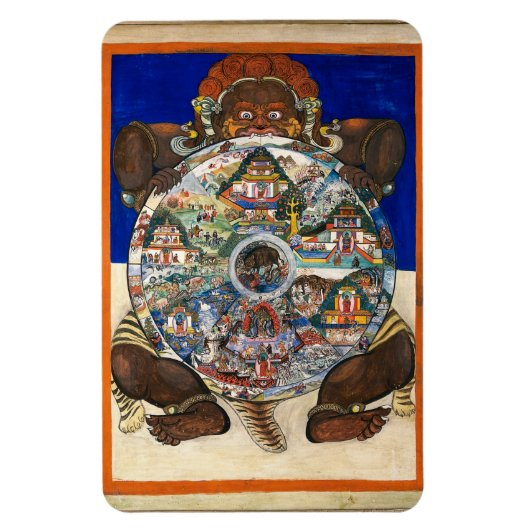 死の審判を務める山 マグネット (縦)