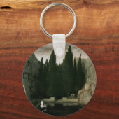 死の島アーノルド・ボックリン、象徴芸術 キーホルダー (正面)