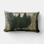 死の島アーノルド・ボックリン、象徴芸術 ランバークッション (正面)