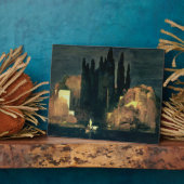 『死の島』1880年(キャンバスに油) フォトプラーク (側面)