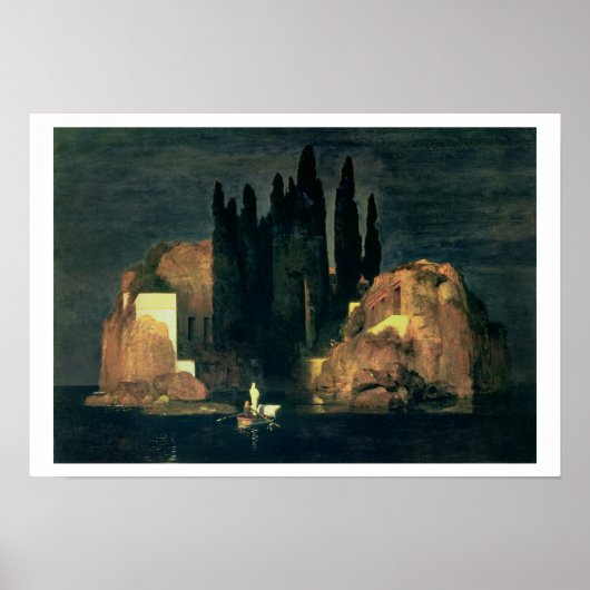 『死の島』1880年(キャンバスに油) ポスター (正面)