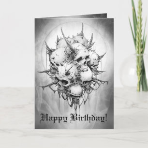 死の幻影誕生日 カード