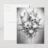 死の幻影 ポストカード (正面/裏面)
