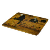 死の庭（Hugo Simberg著） カッティングボード (角)