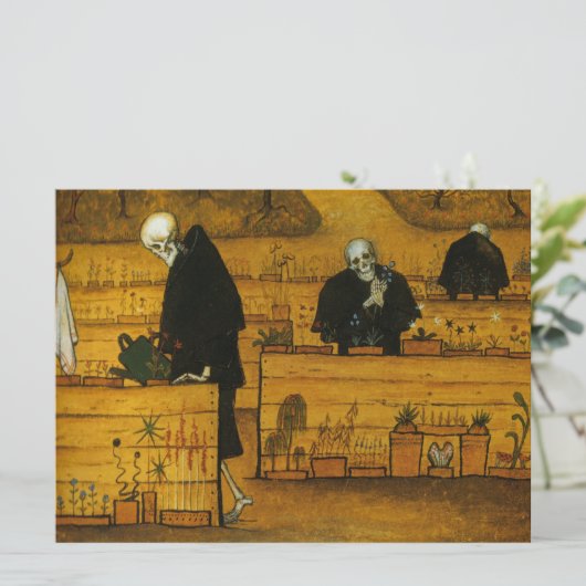 死の庭(Hugo Simberg著) カード (スタンド正面)