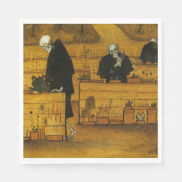 死の庭（Hugo Simberg著） スタンダードランチョンナプキン