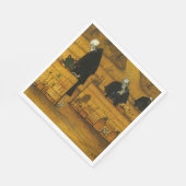 死の庭（Hugo Simberg著） スタンダードランチョンナプキン (角)