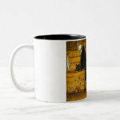 死の庭（Hugo Simberg著） ツートーンマグカップ (左)