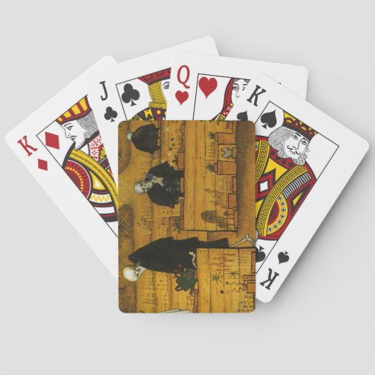 死の庭（Hugo Simberg著） トランプ (裏面)