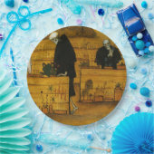 死の庭（Hugo Simberg著） ペーパープレート (パーティー)