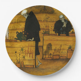 死の庭（Hugo Simberg著） ペーパープレート