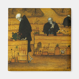 死の庭（Hugo Simberg著） マグネット