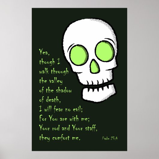 死の影 – -スカル ポスター (正面)