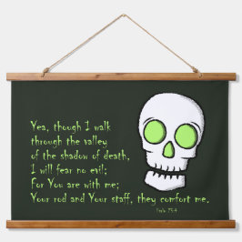 死の影 – -スカル 吊り下げ型タペストリー