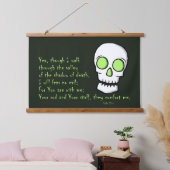 死の影 – -スカル 吊り下げ型タペストリー (寝室)