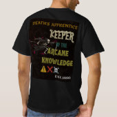 死の徒弟 秘儀の守護者 Tシャツ (裏面)