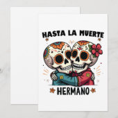 死の日まで兄弟よ 招待状 (正面/裏面)