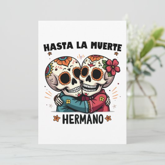 死の日まで、兄弟よ 招待状 (スタンド正面)