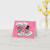 死の日「アモール·エテルノ」ディア·デ·ロス·ムエルトス カード (黄色い花)