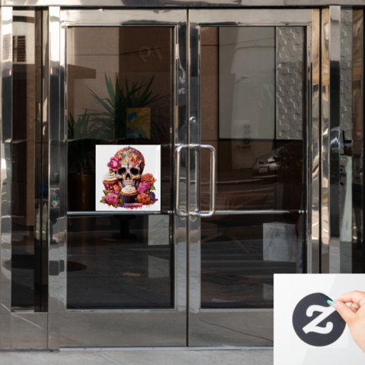 死の日 ウィンドウサイン (オフィスドア)