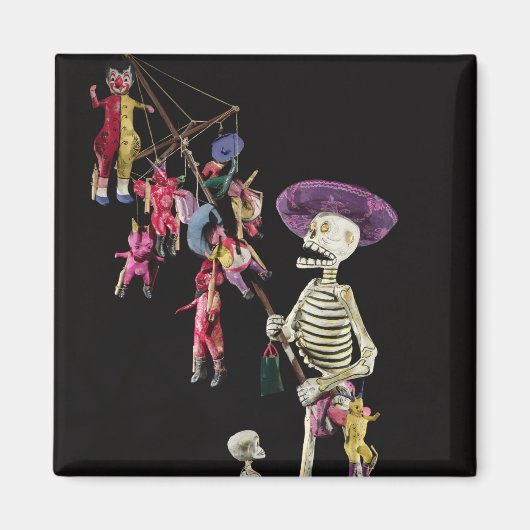 死の日：オアハカから玩具ペドラー マグネット (正面)