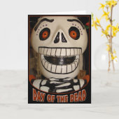 死の日 カード (黄色い花)