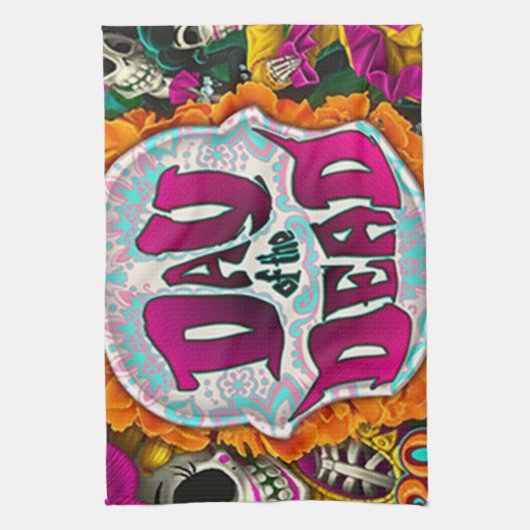 死の日 キッチンタオル (縦)