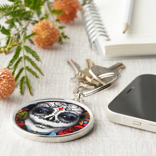 死の日 キーホルダー (側面)