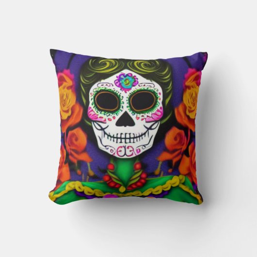 死の日 クッション (正面)